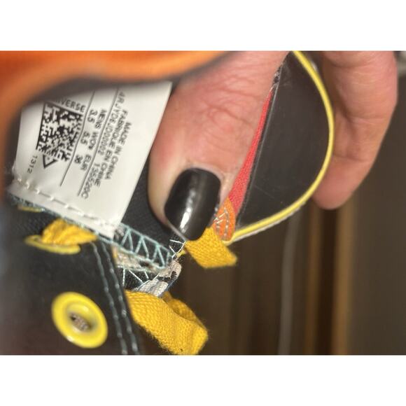 Converse Shoes Womens Sz 5.5 Taylor All Star High Top Stars Multi Color Jack - Picture 4 of 5